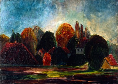 Paisaje noruego de Edvard Munch