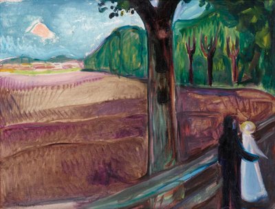Noche de verano de Edvard Munch