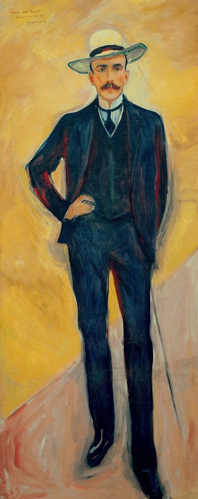 Retrato de Harry Graf Kessler 1868-1937, 1906 de Edvard Munch