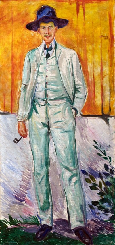 Retrato del pintor Ludvig Karsten de Edvard Munch