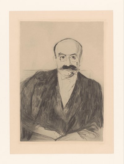 Retrato del Dr. Max Asch de Edvard Munch