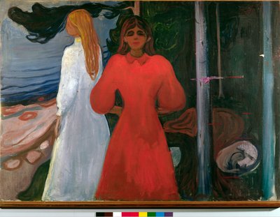Rojo y blanco de Edvard Munch