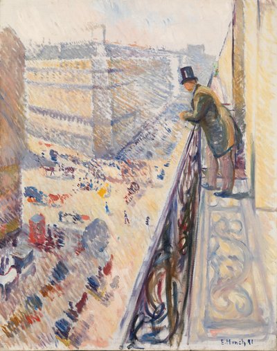 Calle Lafayette de Edvard Munch