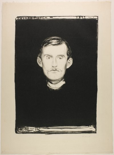 Autorretrato de Edvard Munch