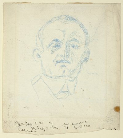 Autorretrato de Edvard Munch