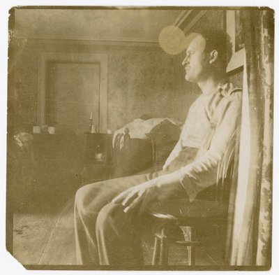 Autorretrato en algún lugar del continente I de Edvard Munch