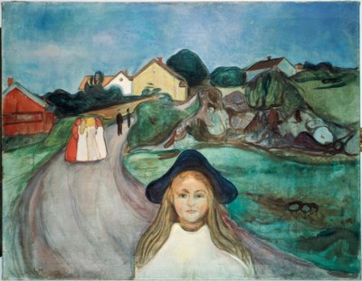 Calle en Asgardstrand de Edvard Munch