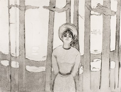 Noche de verano, La voz, 1894 de Edvard Munch
