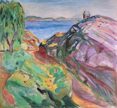 Verano junto al mar, Krager de Edvard Munch