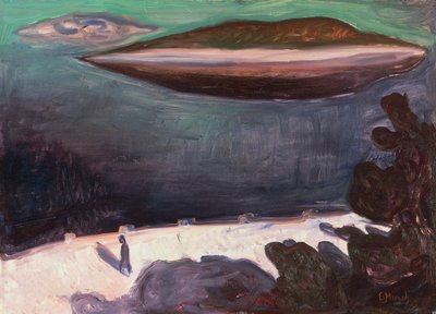 Noche de verano en el fiordo de Oslo de Edvard Munch