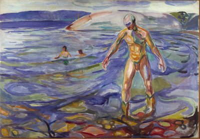El bañista de Edvard Munch