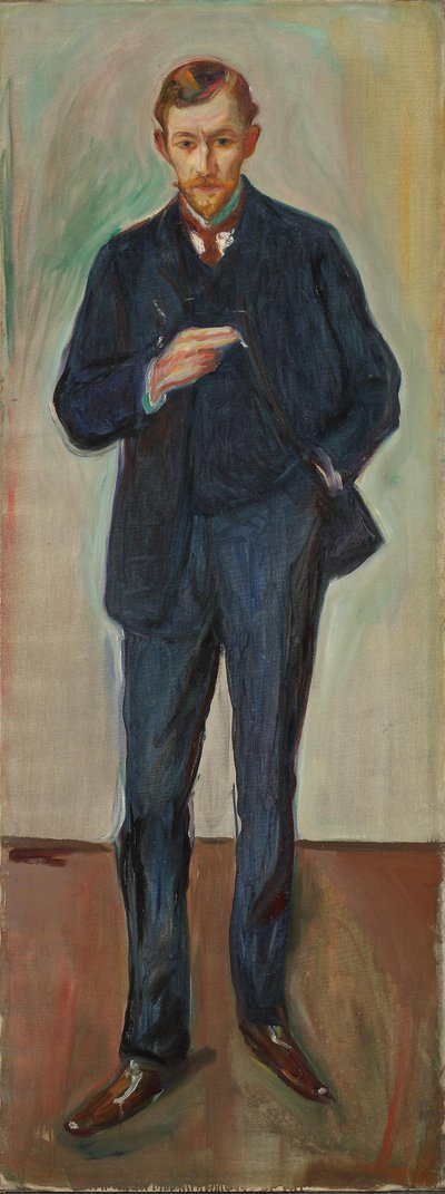 El francés, Marcel Archinard, c.1904 (óleo sobre lienzo) de Edvard Munch