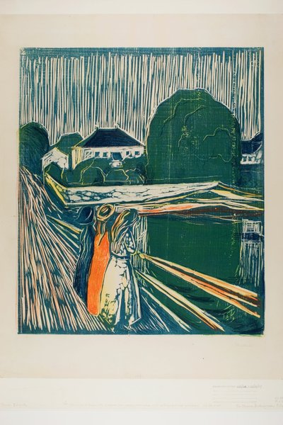 Las Chicas en el Puente de Edvard Munch