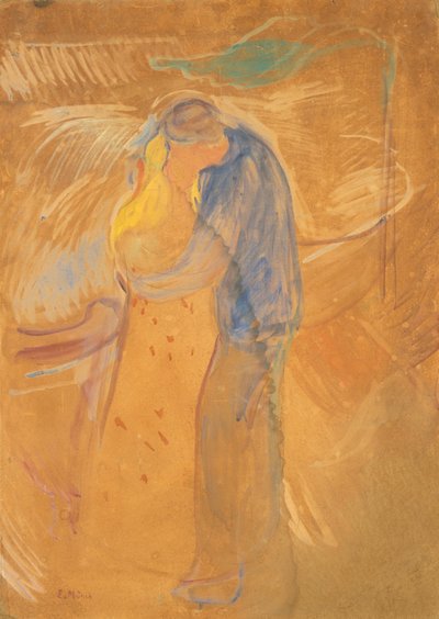 El beso, 1906-1907 de Edvard Munch