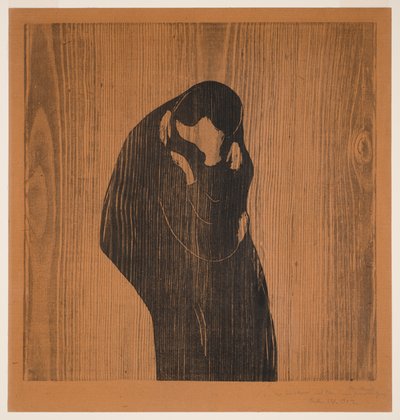 El beso IV de Edvard Munch