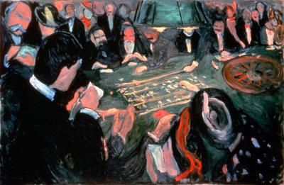La mesa de ruleta en Monte Carlo, 1903 de Edvard Munch