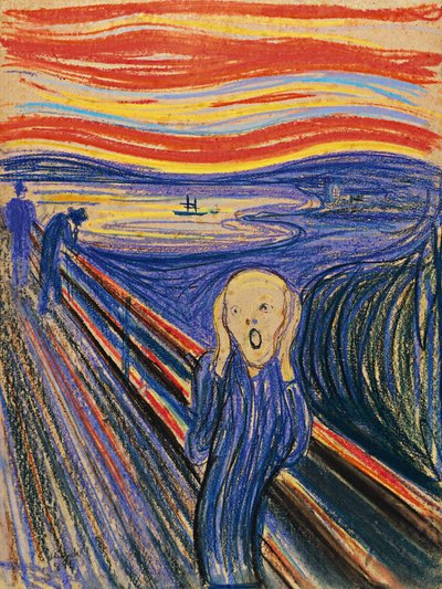 El grito, 1895 de Edvard Munch