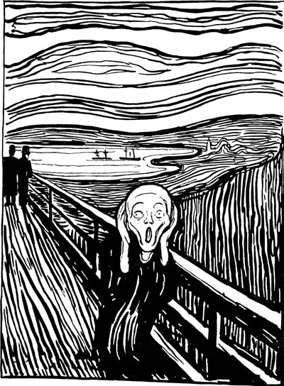 El Grito, 1895 de Edvard Munch