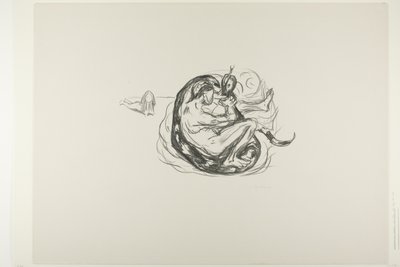 La Serpiente es Asesinada de Edvard Munch