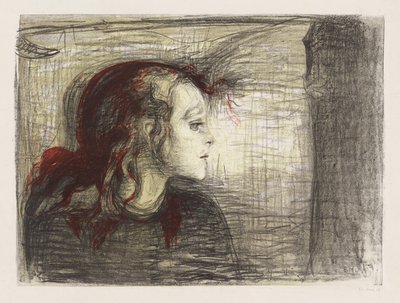La niña enferma I de Edvard Munch
