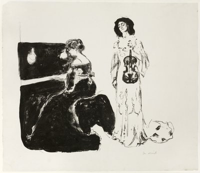 El concierto de violín de Edvard Munch