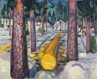 El tronco amarillo de Edvard Munch