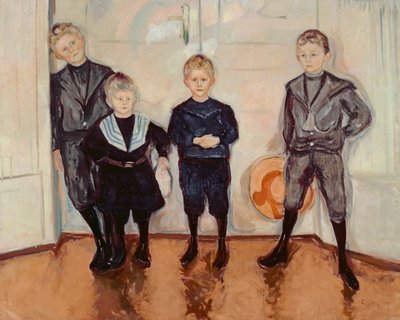 Los cuatro hijos del Dr. Max Linde de Edvard Munch