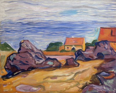 Dos casa en Borre de Edvard Munch
