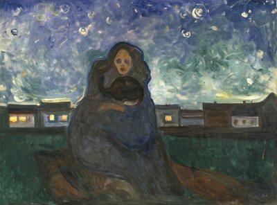 Bajo las estrellas, 1900-05 de Edvard Munch