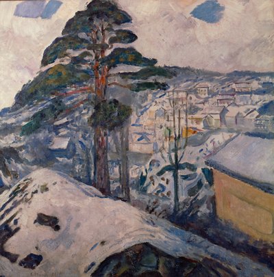 Invierno en Kragerø de Edvard Munch