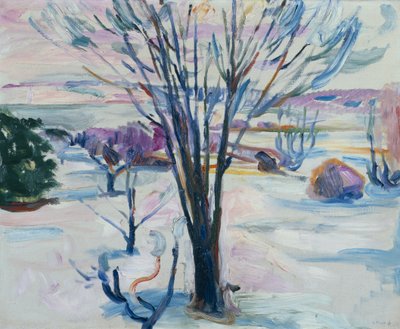 Paisaje invernal de Jeloya de Edvard Munch