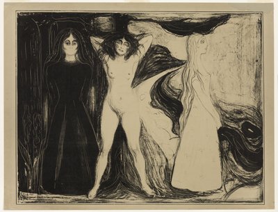 Mujer (La Esfinge) de Edvard Munch