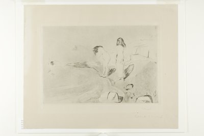 Mujeres bañándose de Edvard Munch