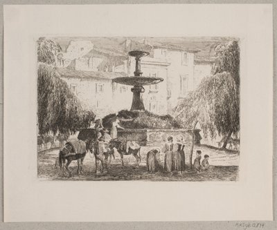 Plaza en Sulmona de Edvard Petersen