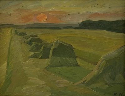 Paisaje con Pajares de Edvard Weie
