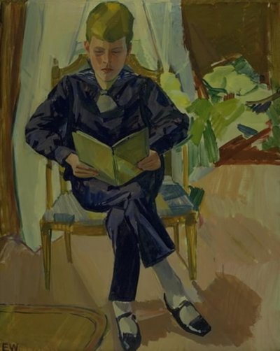 Retrato de Bent von Müllen de Niño de Edvard Weie