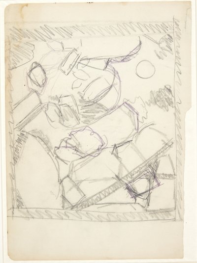 Boceto para un paisaje de Edvard Weie
