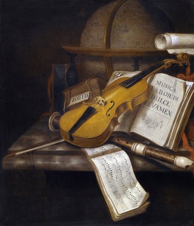 Naturaleza muerta de vanitas de Edwaert Colyer or Collier