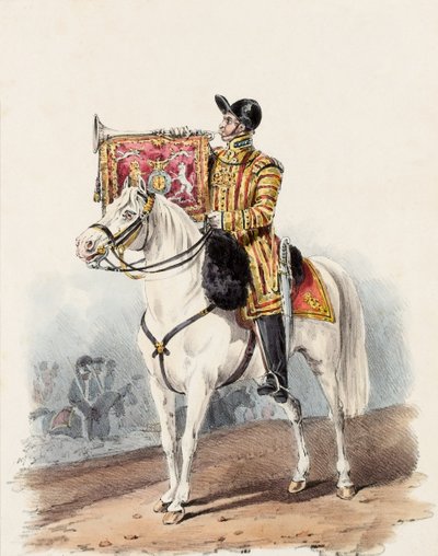Guardias de Vida, Trompetero en Vestimenta de Estado de Edward (after) Hull