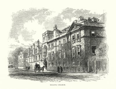 Balliol College (grabado) de Edward (after) Whymper
