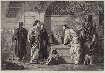 Los padres de Cristo buscándolo de Edward A. Armitage