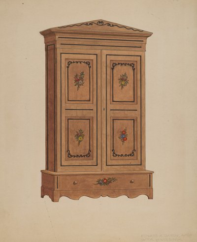 Armario Pintado de Edward A. Darby