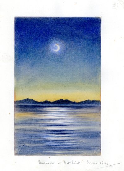 Medianoche en Hut Point de Edward Adrian Wilson