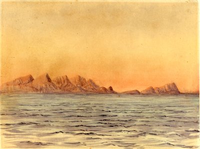Atardecer, Bahía de Simons, Sudáfrica de Edward Adrian Wilson