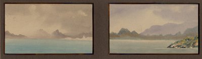 Acuarelas del cuaderno de Noruega de Edward Adrian Wilson