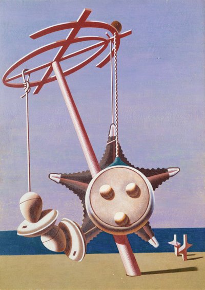 Enigma (óleo sobre lienzo) de Edward Alexander Wadsworth