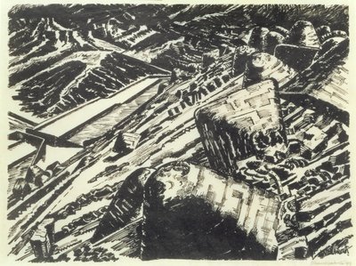 Escoria de cuchara, Old Hill de Edward Alexander Wadsworth