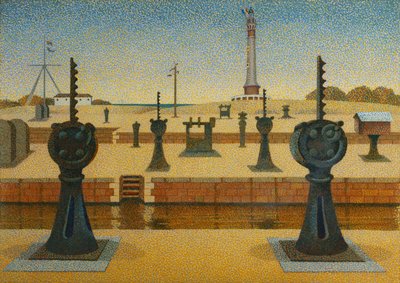 Ouistreham, Normandía de Edward Alexander Wadsworth