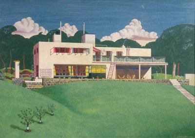 Pen Pits, la residencia de campo de Sir Arthur y Lady Bliss de Edward Alexander Wadsworth
