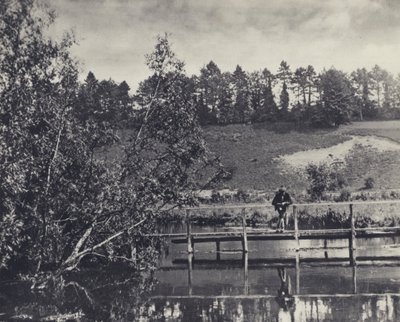 Tumbling Bay, en un portador de la prueba por debajo de Fullerton (foto b/n) de Edward Alfred Barton